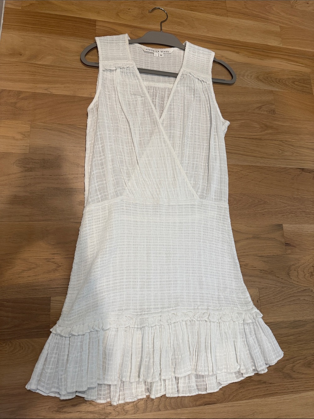 Veronica Beard Cox Cotton Gauze Mini Dress
